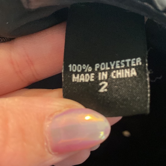 Moda International Black Dress 2 EUC Strapless Bridesmaid Prom Homecoming - Picture 6 of 7